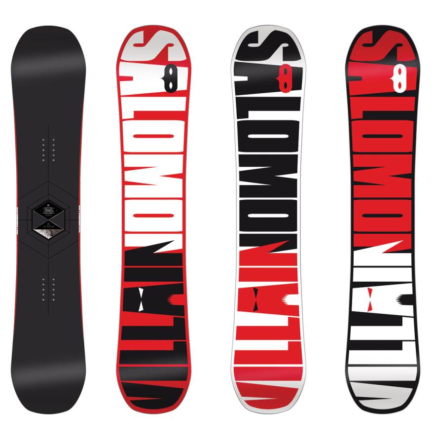 SALOMON VILLAIN Classic 153 × DISTRICT M Salomon_TheVillianClassic_Snow